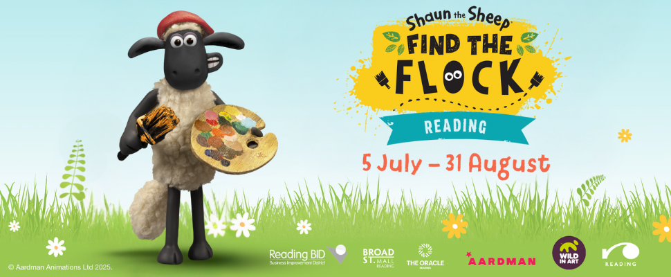Find the Flock - Shaun the Sheep with a paintbrush